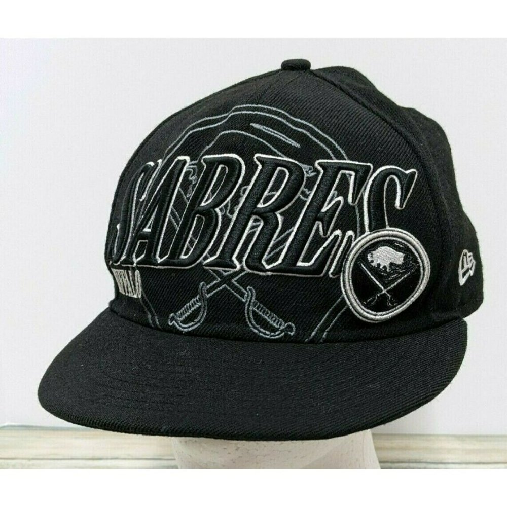 New Era 59Fifty Fitted Hat Buffalo Sabres NHL Size 7 3/8  58.7 cm